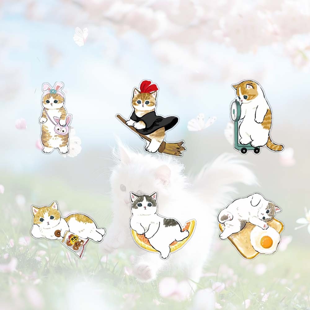 Acrylic Brooch Mofusand Cute Cartoon Accessories Bags and Clothes ...
