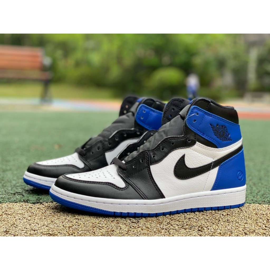 2024 Fragment X Air Jordan 1 Retro High Og Lightning Blue Aj1 Sneakers 716371 040 Shopee Malaysia 7384