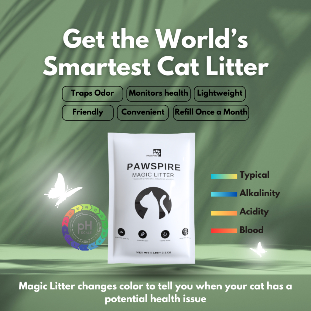 Cat urine monitoring crystal cat litter PH change color cat litter Non ...