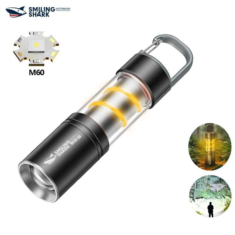 SmilingShark SD5241 led Mini Torch light Keychain Flashlight with ...