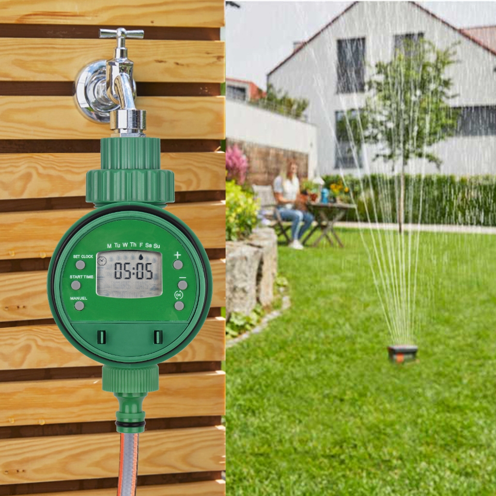 Digital Automatic Watering Timer Programmed Garden Irrigation Timer ...