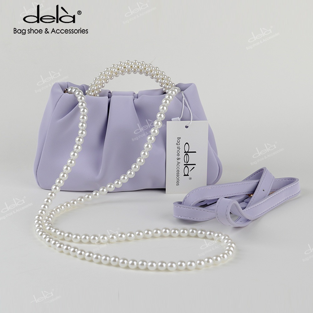 Dela Pearl handbag fashion Clutch bag Women dinner bag Mini Crossbody ...