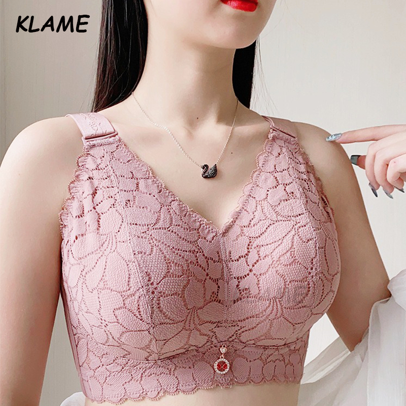 5pc Women Sports Bra For Large Breasts Ultra-thin Full Cup Yoga Bra