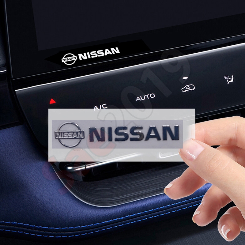 【Ready Stock】Nissan Car Logo 3D Exterior Metal Sticker Car Interior ...