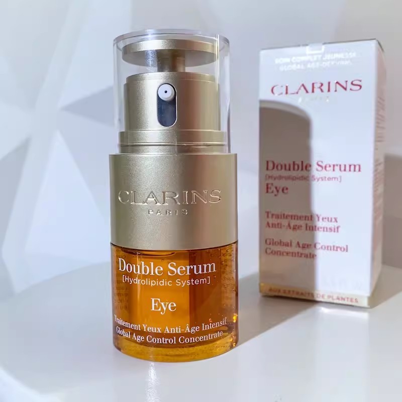 Clarins Double Serum Eye Global Age Control Concentrate 20ml Shopee