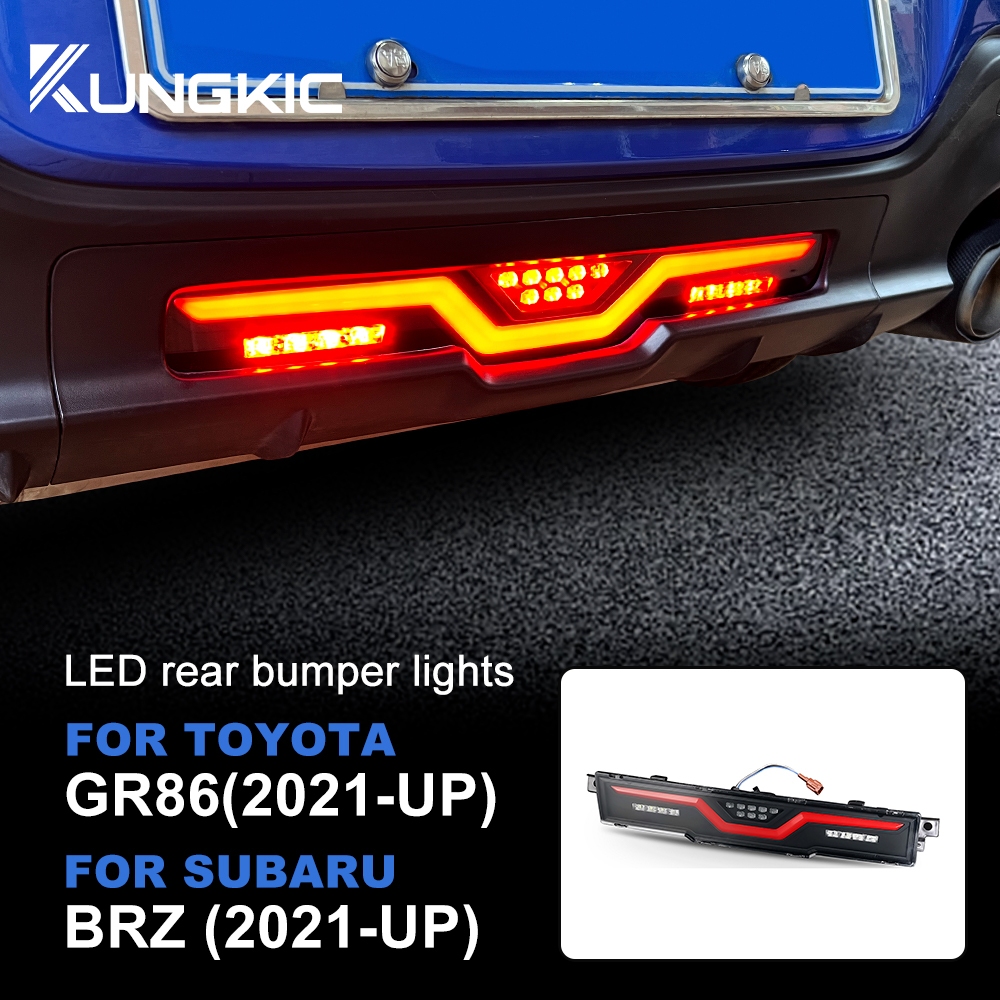 For Toyota GR86 Subaru BRZ 2021-2026 LED Rear Bumper Lights Running ...