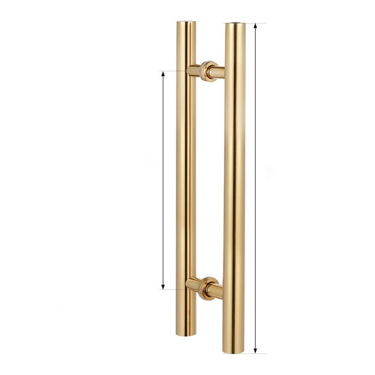 Glass Door Pull Push Handle/304 Stainless Steel/H-handle | Shopee Malaysia