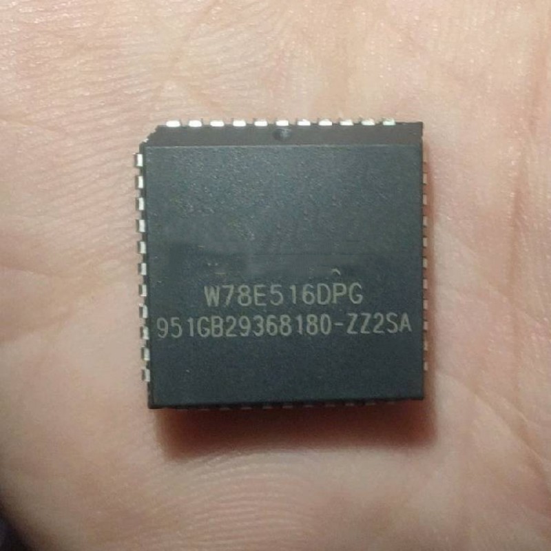 Chip W78E516DPG PLCC44 Package Embedded Microcontroller Chip | Shopee ...
