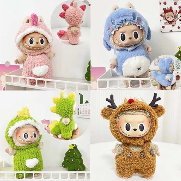 Labubu shipped from Bangkok, labubu outfit, Labubu clothes, 15cm cotton ...