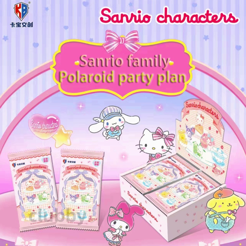 120 Sanrio Card Polaroid Party Flash Card Kuromi Melody Cinnamoroll ...