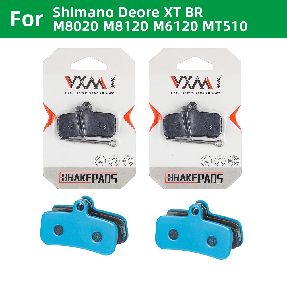 Resin 2 Pairs Bicycle Brake Pads for Shimano Deore XT BR M8020 M8120
