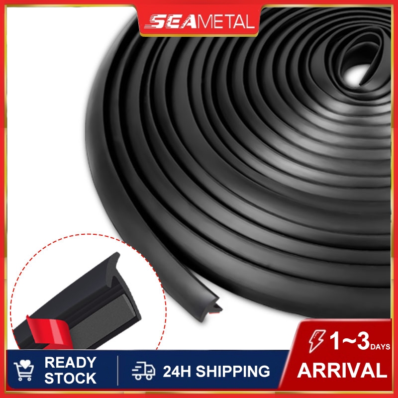 SEAMETAL Car TShaped Sealing Strip Universal 2/5/10m Rubber Wheel Arch