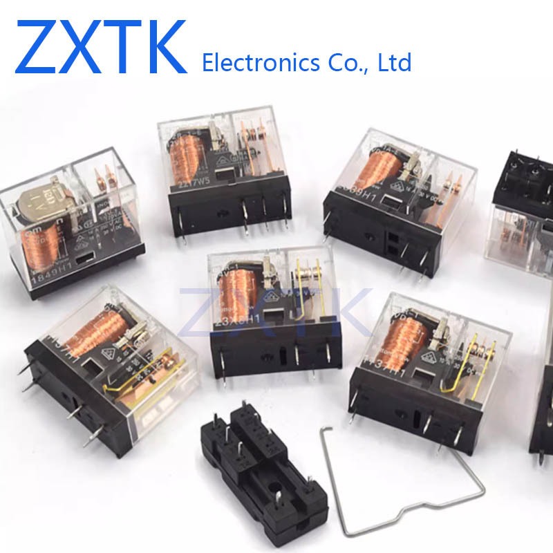 5x Relais Sockel RT78625 8PIN - Kompatibel Mit G2R-1, G2R-2, RT424024, HF115F Relais