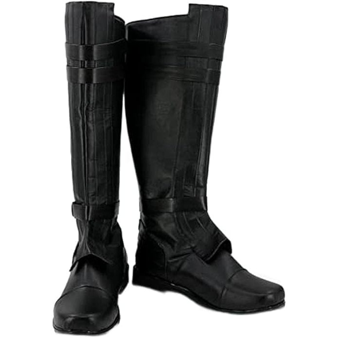 Anakin Skywalker Brown Boots Cosplay Shoes