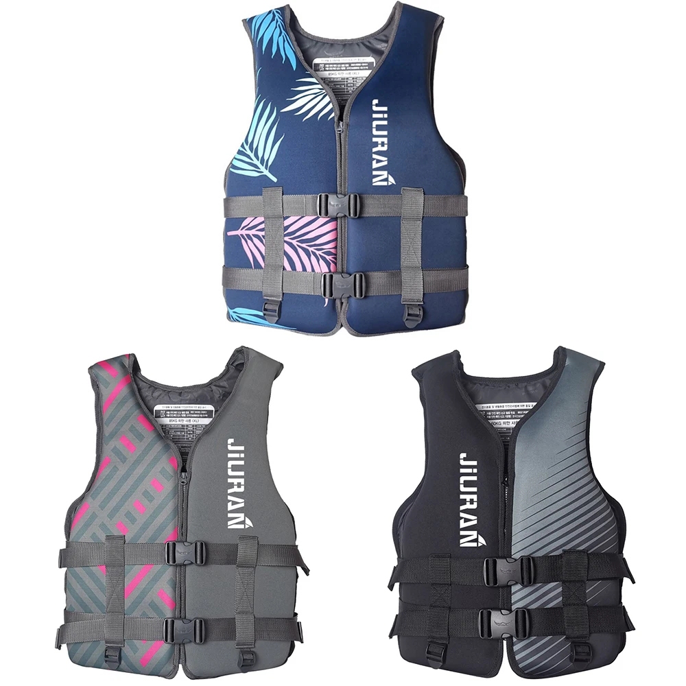 Neoprene Life Jacket Portable Buoyancy Vest Water Sports Rafting ...