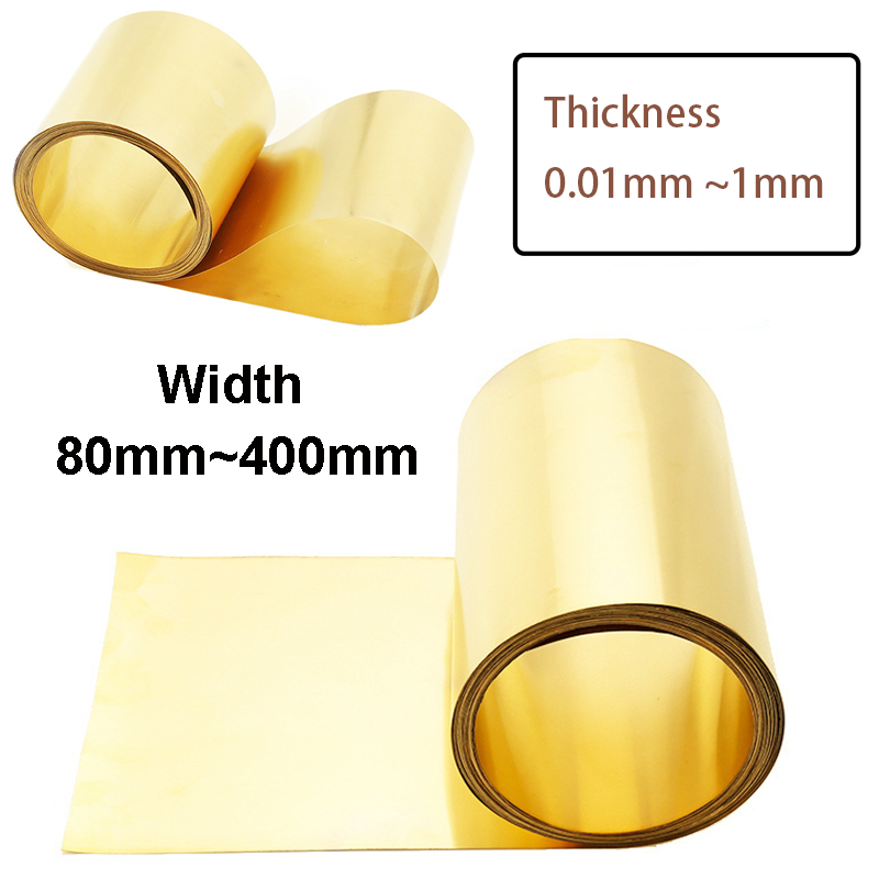 Brass Sheet Roll Metal Foil Plate 0.01-1.0mm Thick, 10 - View #4
