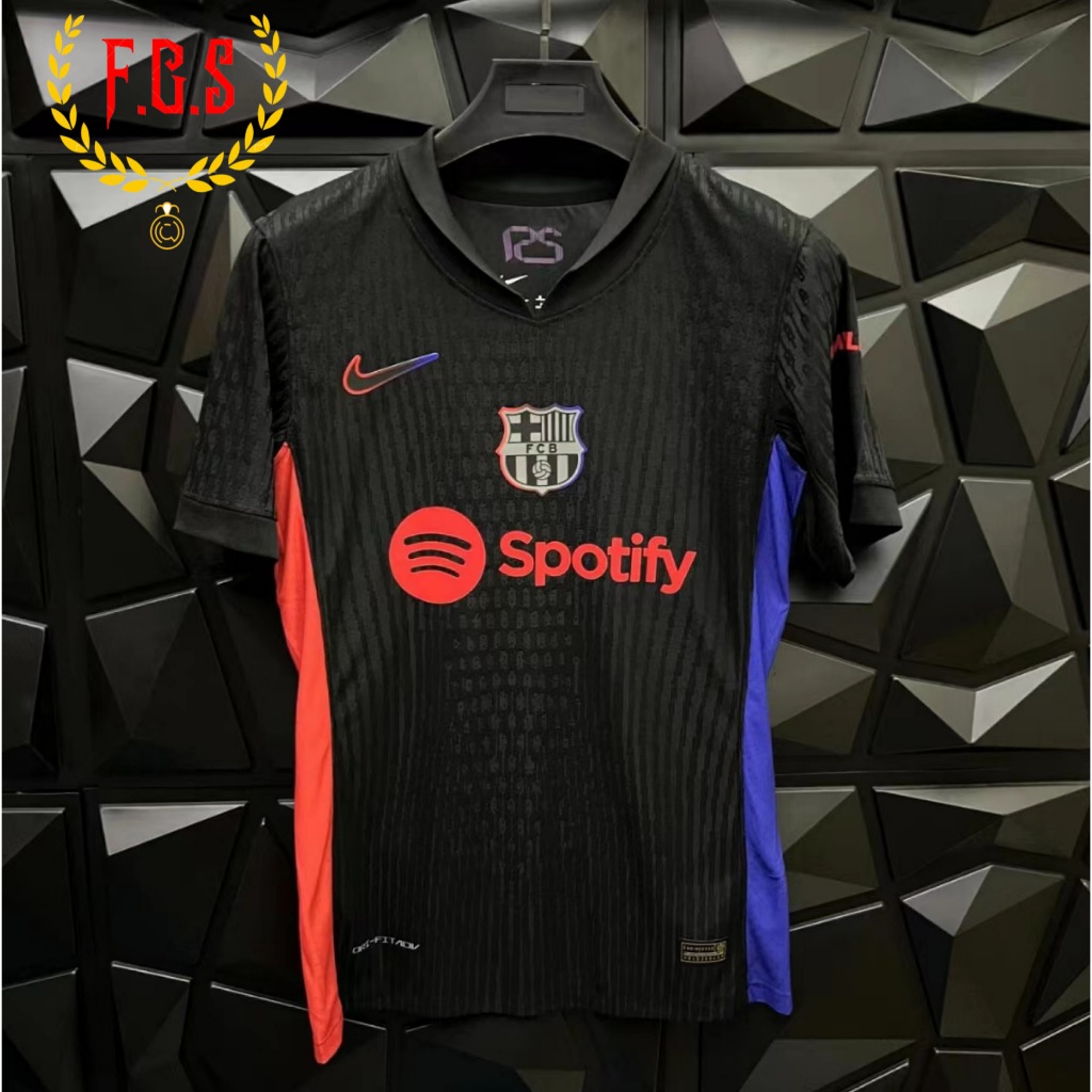 【f.c.s】24-25 Barcelona Away Jersey Customize Name And Number 