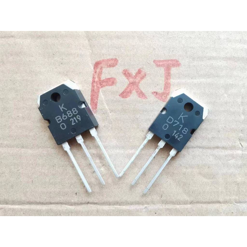 ((10 Pcs) KTB688/KTD718/2SB688 2SD718/B688 D718 Audio Power Amplifier ...