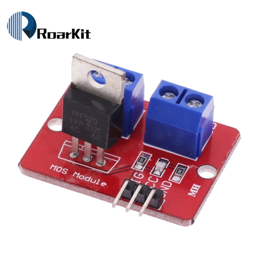 0-24V Top Mosfet Button IRF520 MOS Driver Module For Arduino MCU ARM Raspberry Pi I.306592453