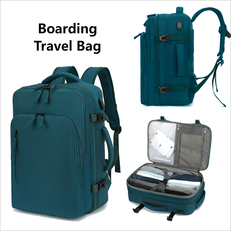 [from selangor] 40L Backpack Travel Expandable Waterproof 15.6 inch