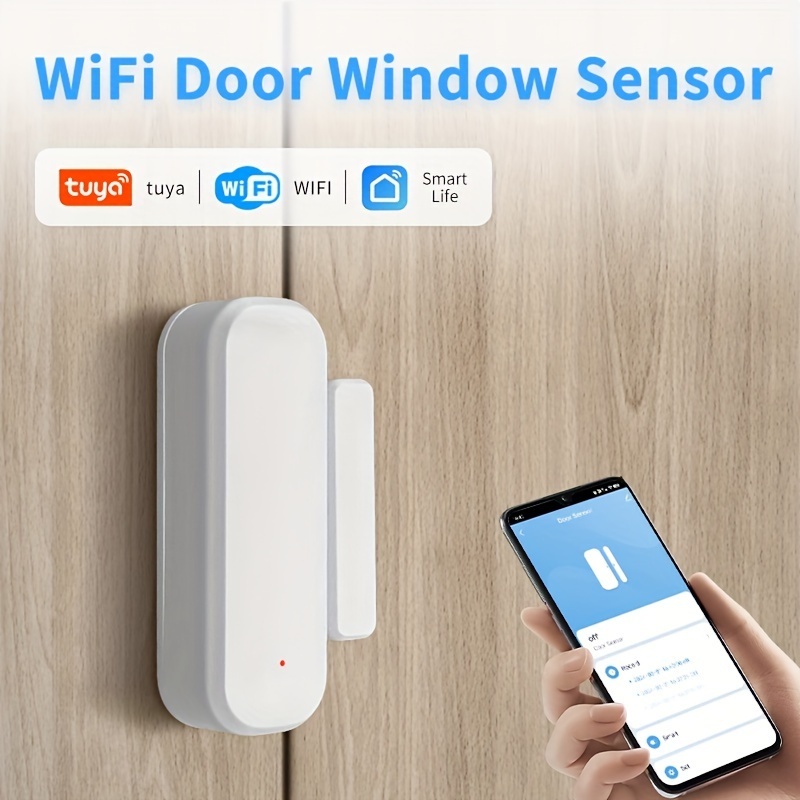 Tuya Wifi Door Sensor Window Entry Sensor Security Burglar Door Sensor