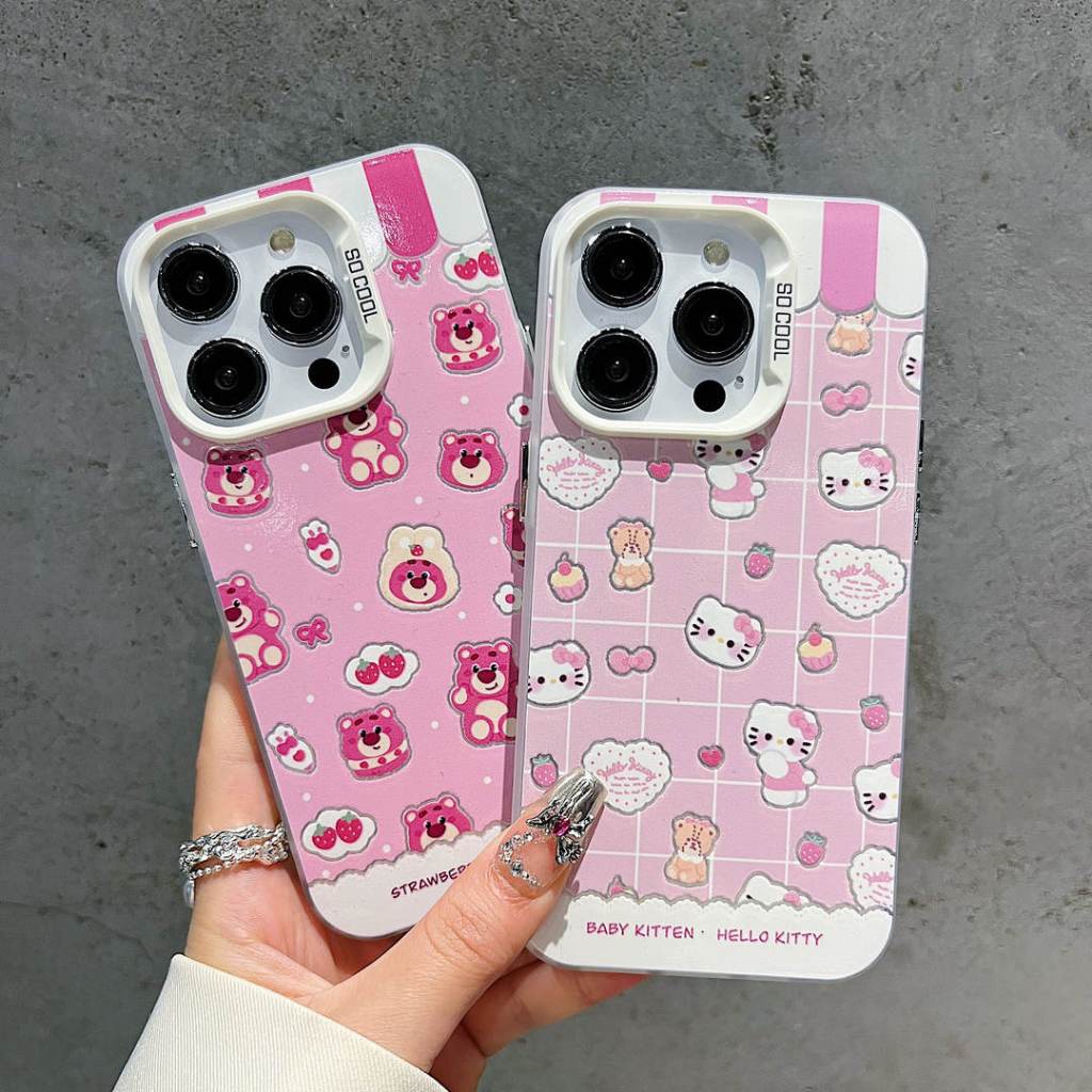 Cute Cartoon Hello Kitty Lotso case OPPO realme 12 c15 c20 c11 2021 c2 ...