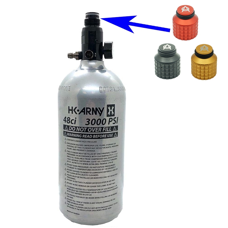 PCP Co2 Cylinder HPA Storage Tank Regulating Valve Threaded Protective ...
