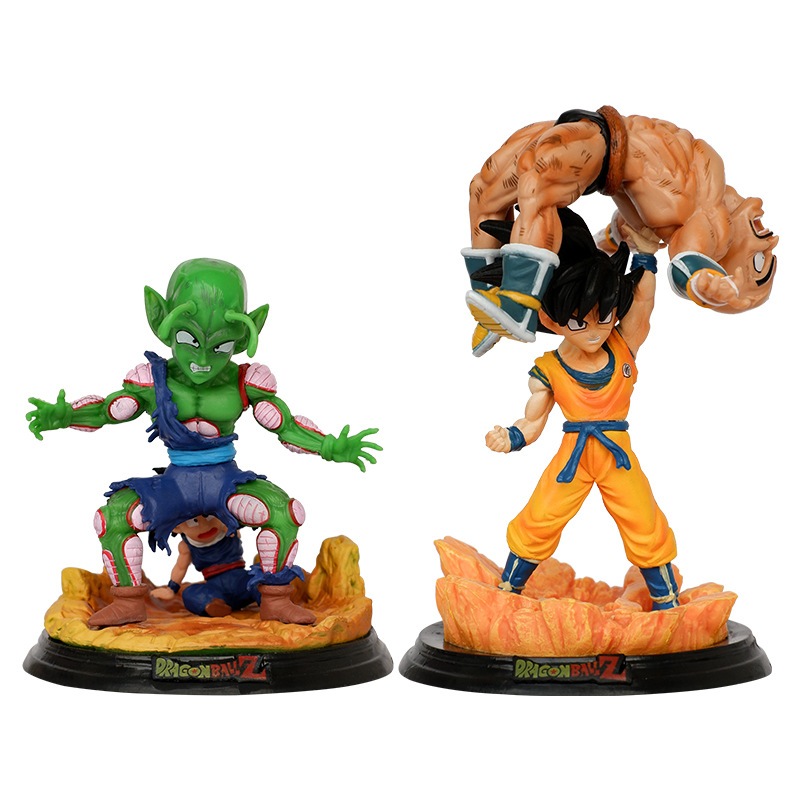 DRAGON BALL Z Pack figurines Shodo Vegeta + Son Goku + Nappa Bandai