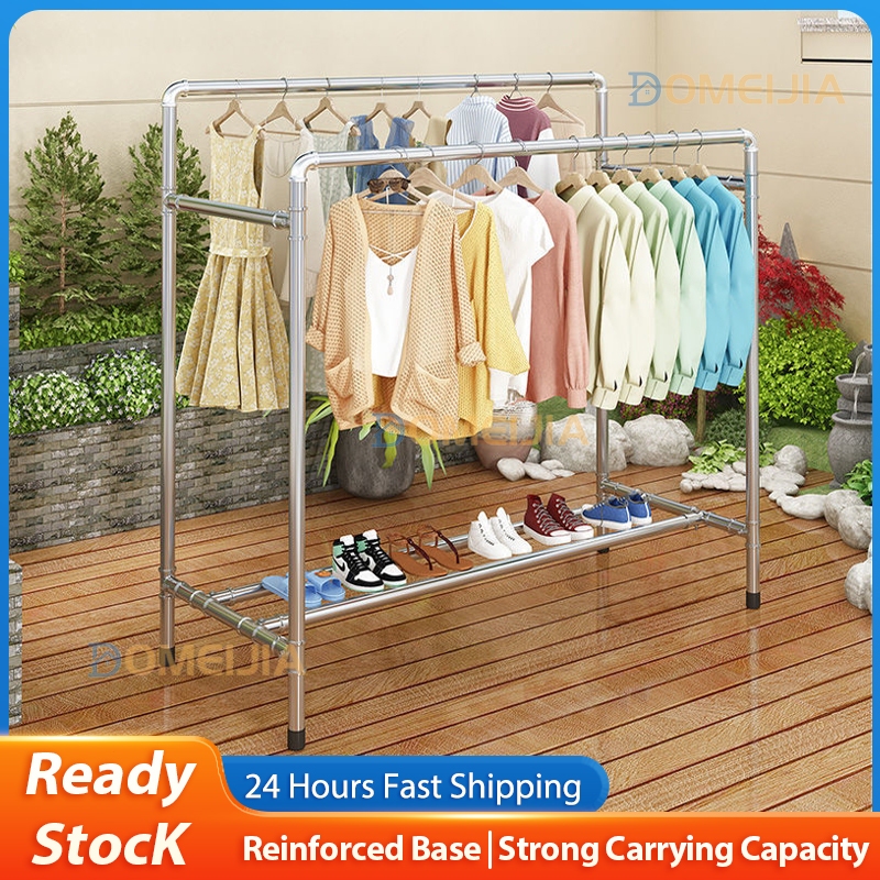 3.0m Armor rack /Clothes hanger drying rack besi gantung baju/clothes ...