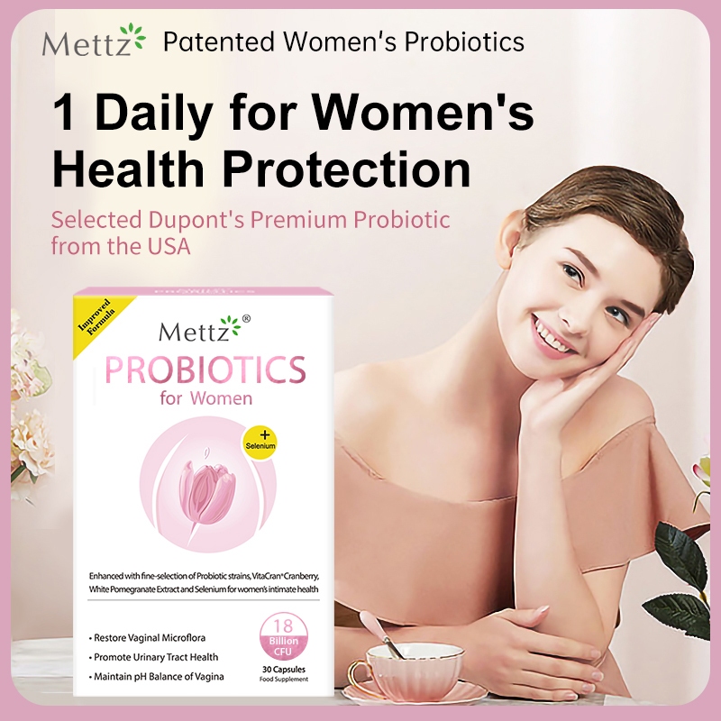 Mettz Urogen Probiotic For Women With Cranberry 30CAPS, Support Vaginal ...