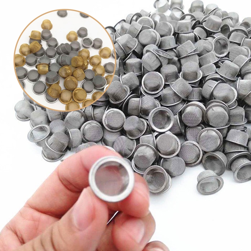 5 Pcs/10 Pcs Silver Stainless Steel Screens Filter Cap | Shopee Malaysia