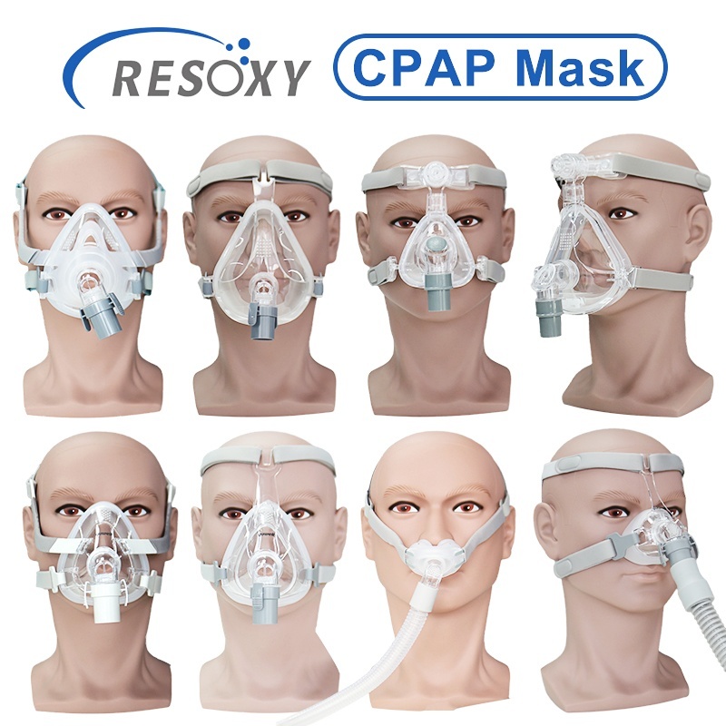 Nasal and Full Face CPAP Mask with Headgear Headband Frame anti-Sleep ...