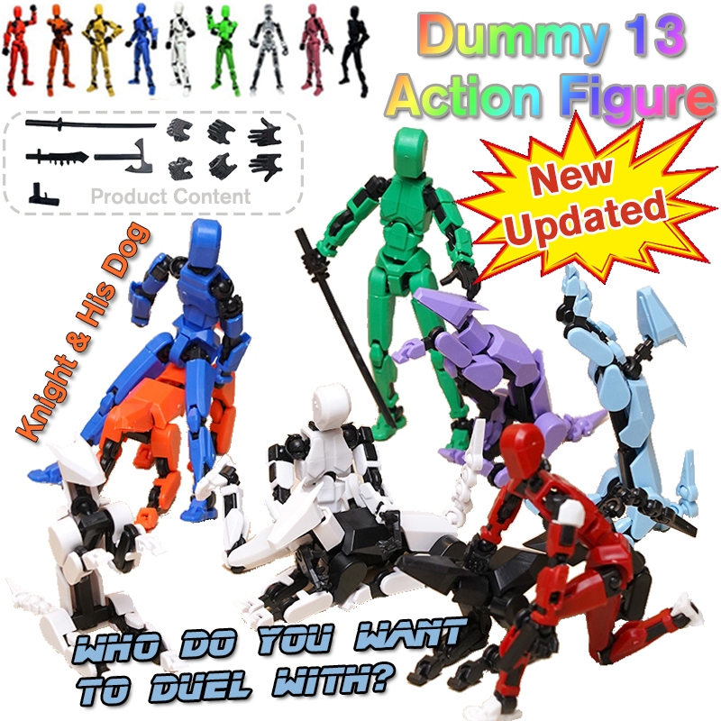Multi-Jointed Movable Shapeshift Robot 3D Printed Mannequin Dummy 13 ...