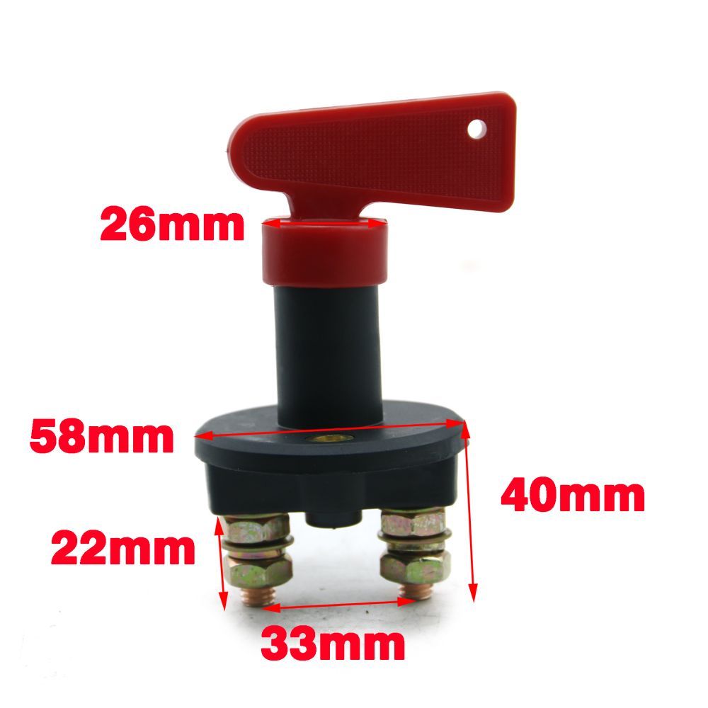 Rv Battery Disconnect Switch 2pcs Car Battery Disconnect Switch 12v 24v Heavy Duty Battery Isolator Power Cut Off Switches Battery Shut Off Switch Preventing Battery Drain Power Loss Of Rv Truck Marine