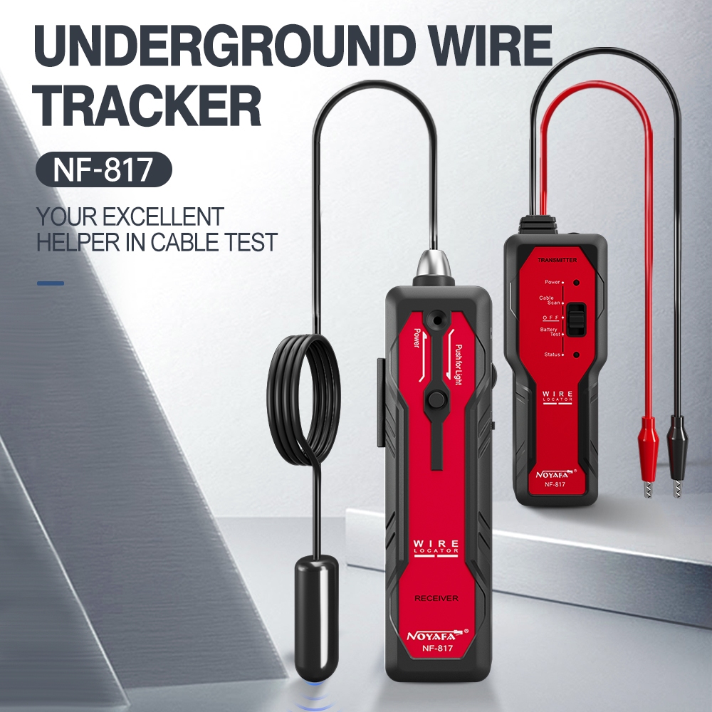 NOYAFA NF817 Underground Wire and Cable Locator, Buried Wire Locator