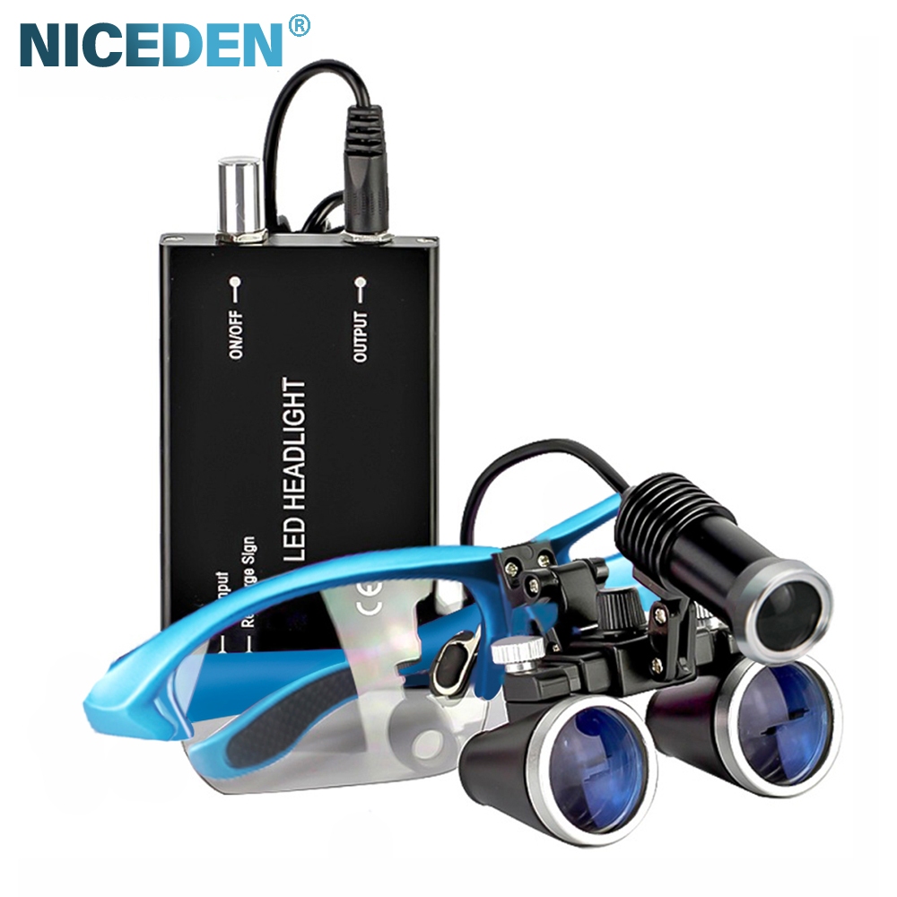 NICEDEN Dental Loupes Surgery Magnifier glasses Lab Medical Loupes
