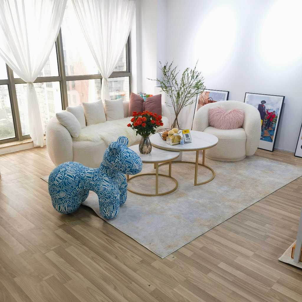 Simple Modern Single Double Sofa Small Apartment Household Sofa Living ...