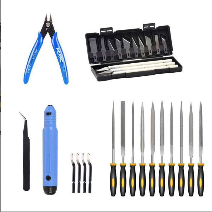 31 Pieces 3D Printing Model Deburring Tool Set File Carving Knife ...