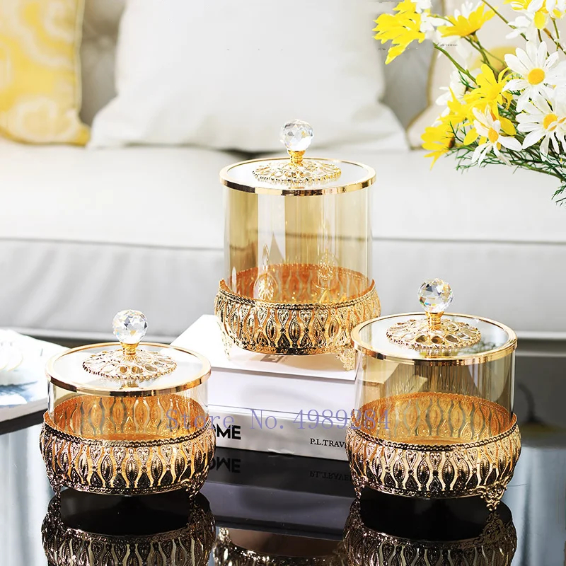 [BaositydaMY] Glass Storage Jars Sugar Bowl Luxury European Clear ...