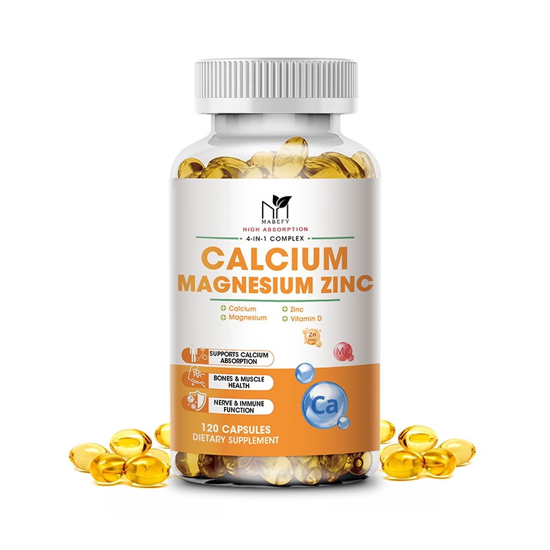 Mabefy Calcium Magnesium Zinc Capsules 120pcs | Shopee Malaysia