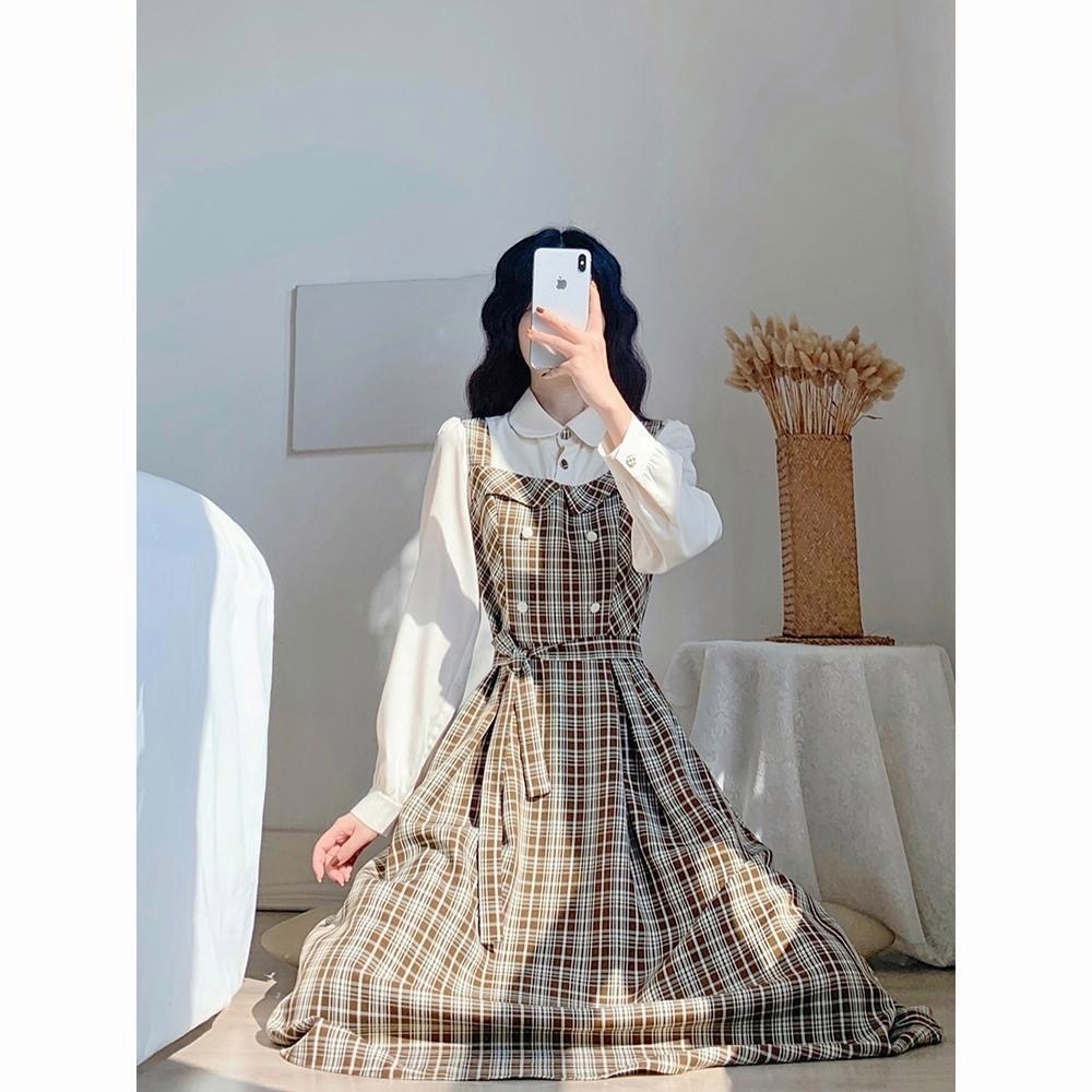 Korean overall skirt sales