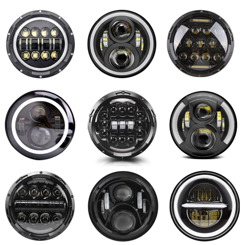 7 Inch BOSS LED Motorcycle Headlight With Turn Signals – For Harley Road King Sportster