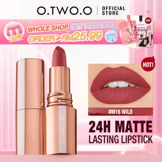 O.TWO.O Lipstick Matte Liptint Waterproof Matte Lip Gloss Non-stick Cup Long Lasting Lips Makeup 8 Colors