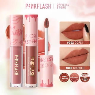 【Ready Stock】Pinkflash Official Hot OhMyKiss Lipstick Matte Waterproof Long Lasting Liptint VE Moisturising 24 Colors lip tattoo tint
