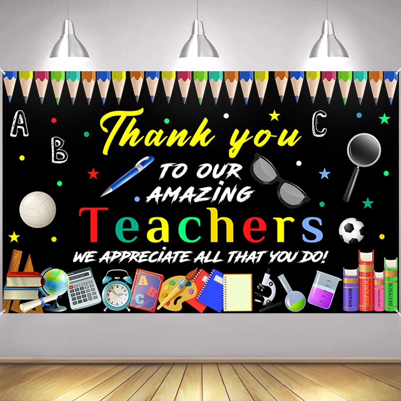 Gisgfi Teacher Appreciation Week Backdrop Banner South Africa | Ubuy