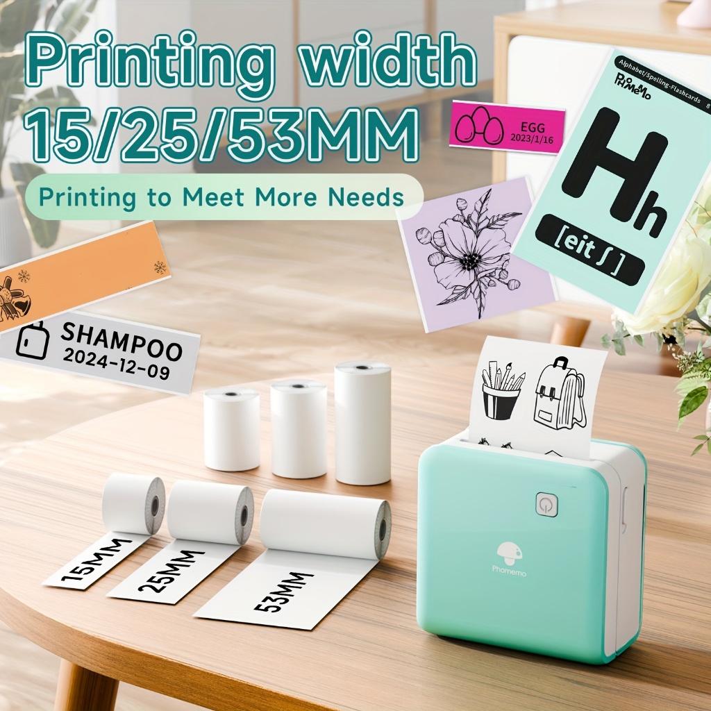 Phomemo M02Pro Label Sticker Printer,300DPI Portable Thermal Printer ...