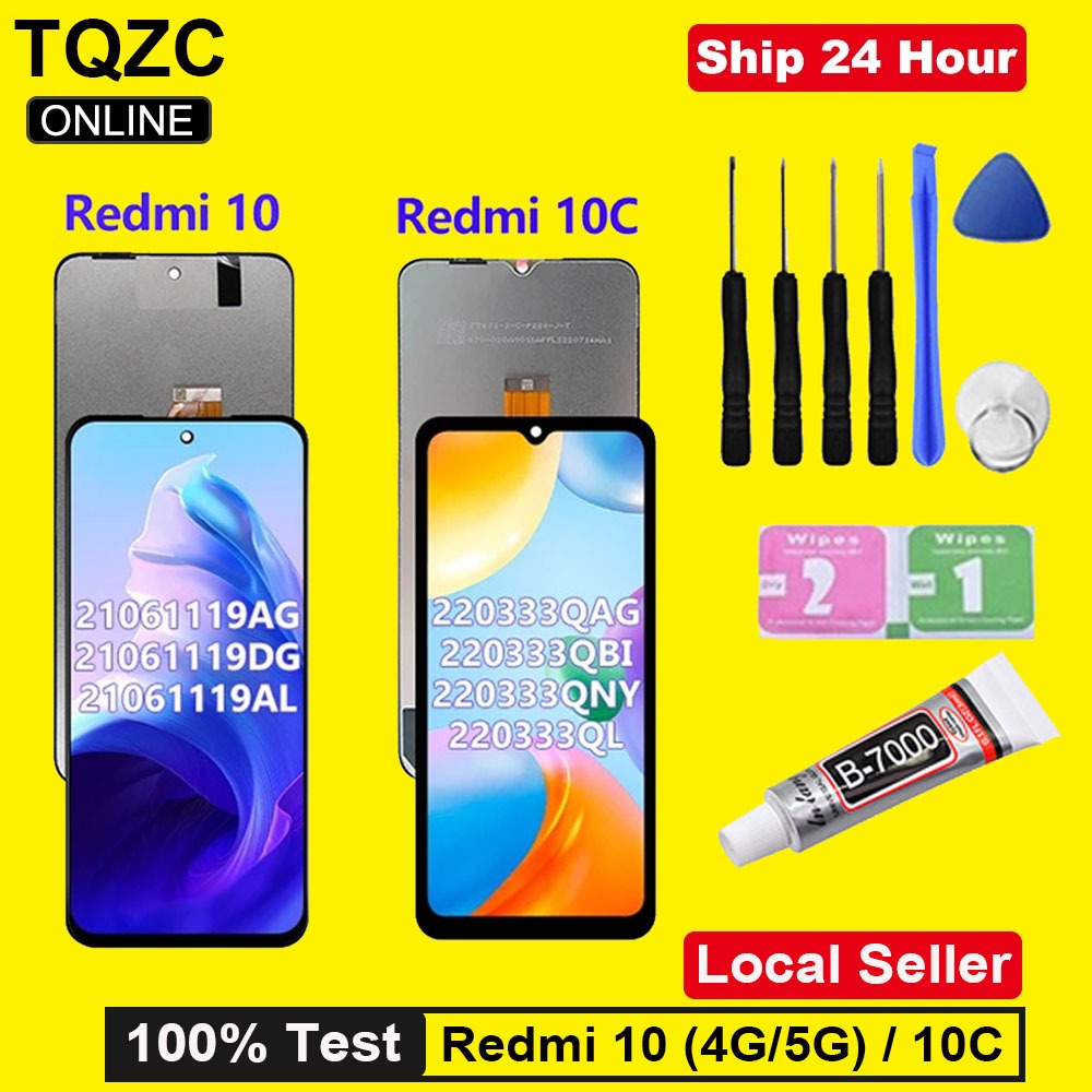 TQZC Original LCD For Redmi 10 (4G/5G) / Redmi 10C / Redmi 10 Prime LCD ...