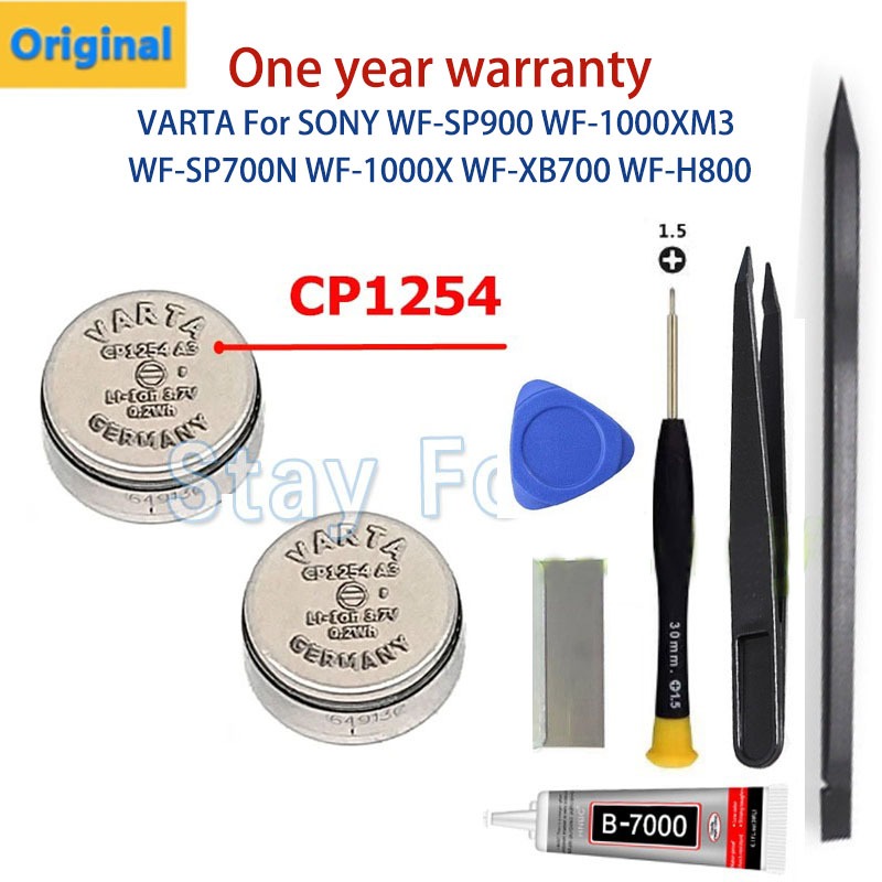 2 stuks HIGHAKKU reservebatterijen Z55 compatibel met WF-1000XM3 WF