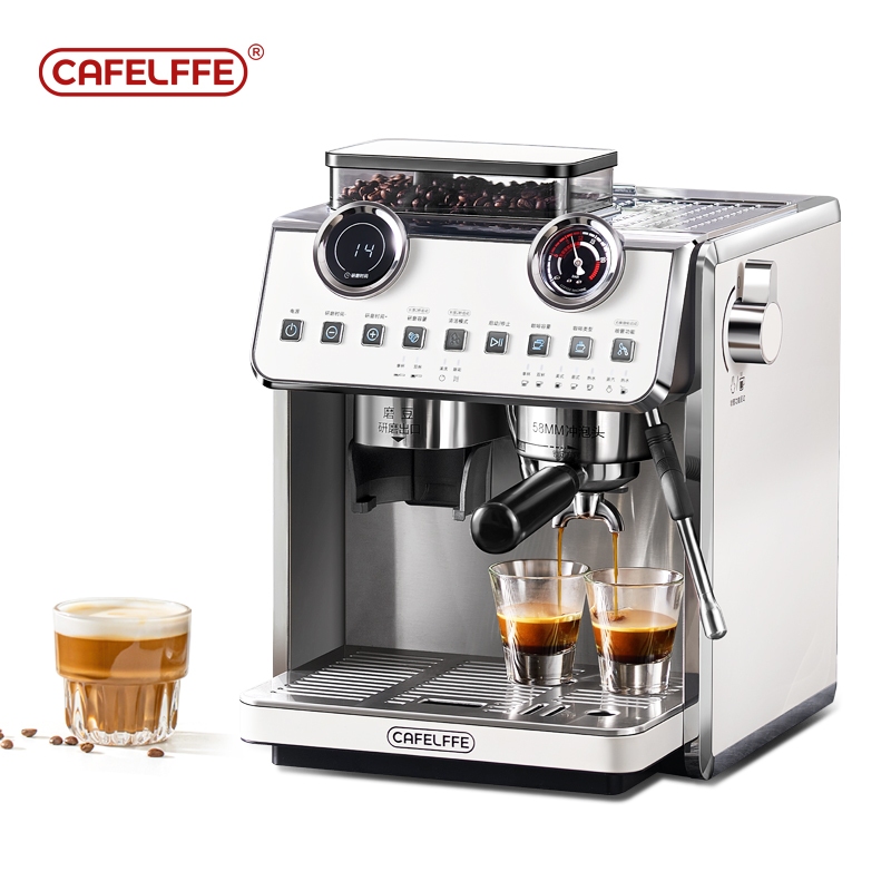 Cafelffe Barista Express Espresso Machine with Grinder, Bean to Cup ...