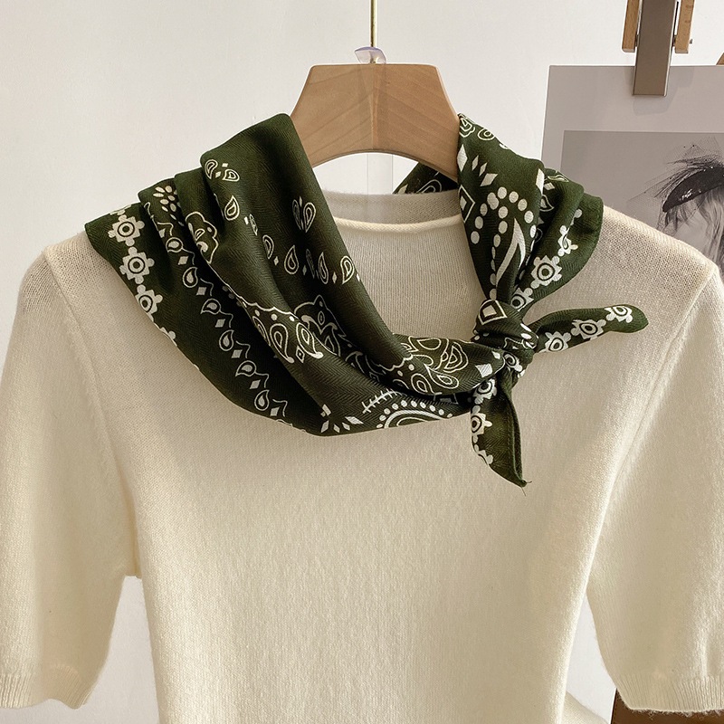 68*68CM New Cotton Scarf Square Neck Shawl Neckerchief Wrap